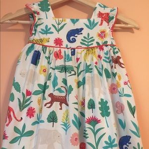 Mini Boden Size 2-3yr Zoo Print Dress